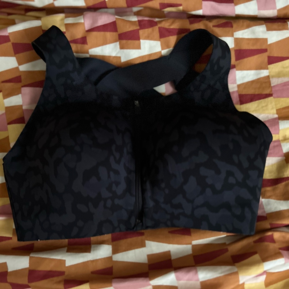 Black Patterned Lululemon Bra